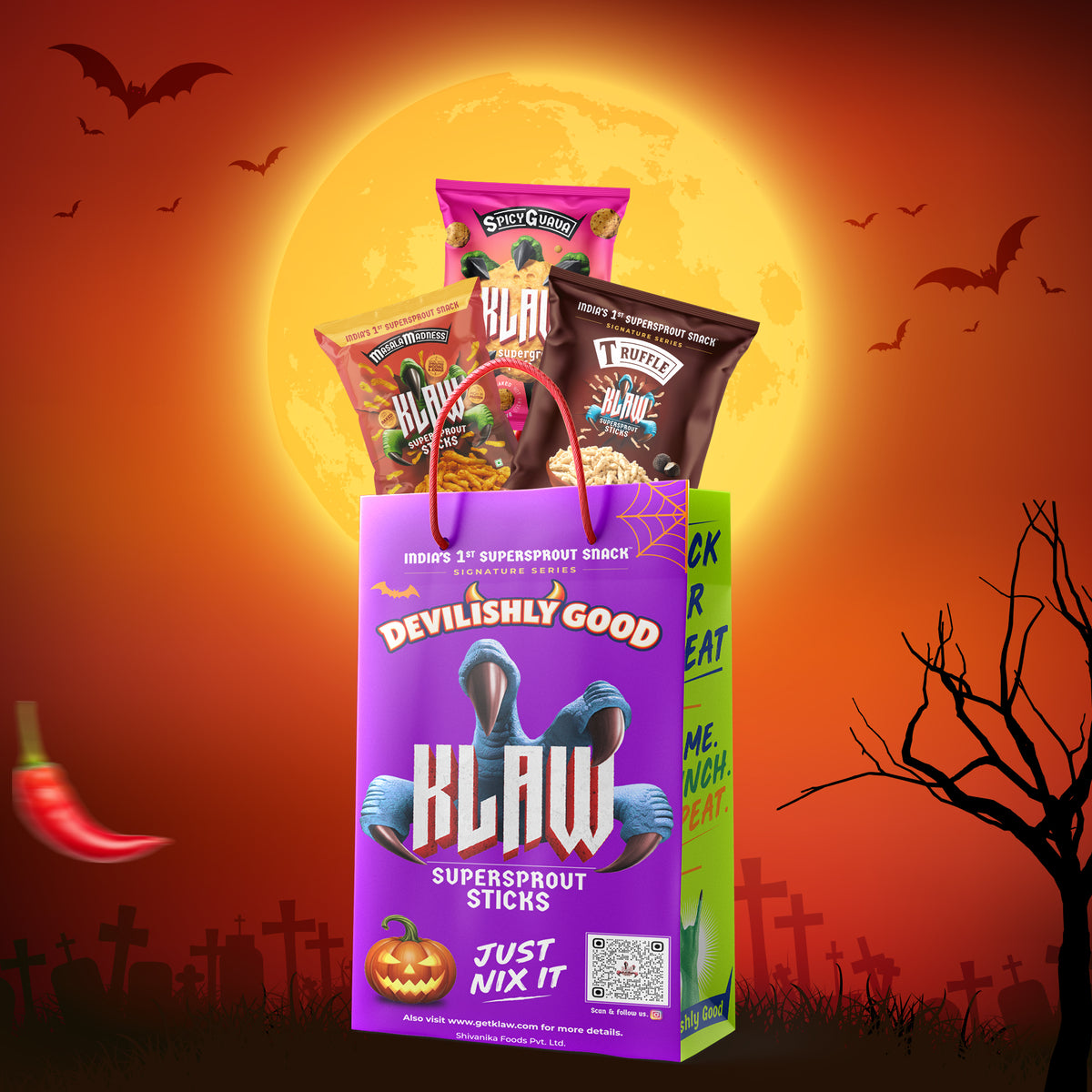 KLAW Halloween Combo Pack of 3