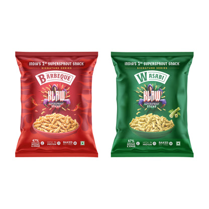 KLAW Barbeque & Wasabi Signature Combo - Pack of 2