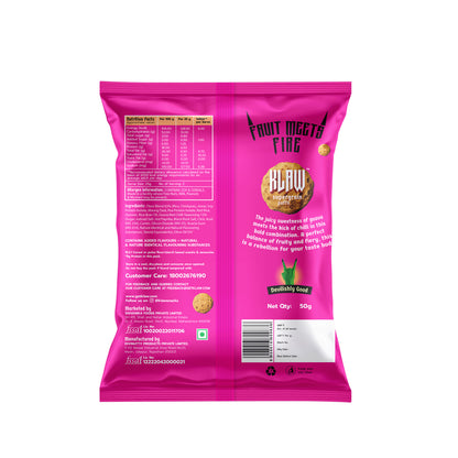 Klaw Spicy Guava Supergrain Puffs | Baked Not Fried | High Protein | Made with Olive Oil I 50g