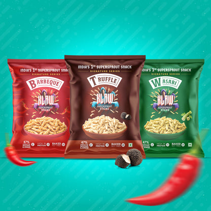 KLAW Combo Pack of 3 | Supersprout Snacks – Signature Series
