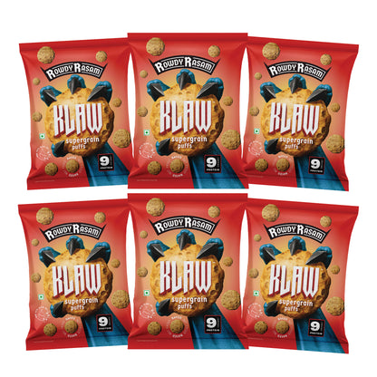 KLAW Rowdy Rasam Puffs Combo - Pack of 6