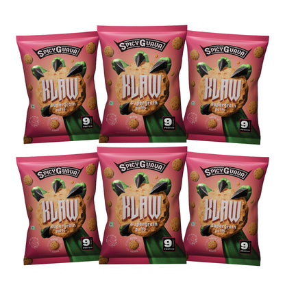 KLAW Spicy Guava Puffs Combo - Pack of 6