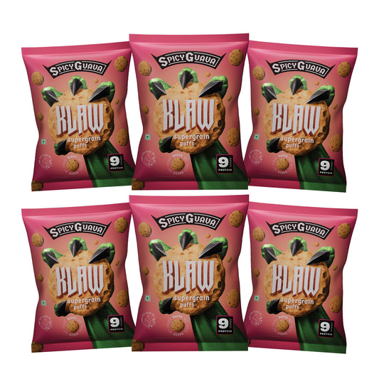 KLAW Spicy Guava Puffs Combo - Pack of 6