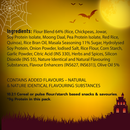 Klaw Masala Memory Supergrain Puffs | Baked Not Fried | High Protein | Made with Olive Oil I 50g
