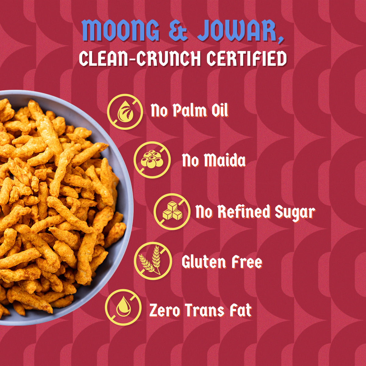 Klaw Korean Kick | Sprouted Moong & Jowar Sticks | Baked | No Palm Oil | High Protein | 35g