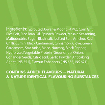 Klaw Masala Madness | Sprouted Moong & Jowar Sticks | Baked | No Palm Oil | High Protein | 40g
