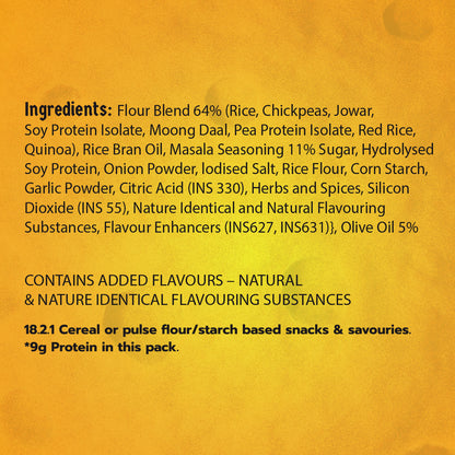 Klaw Masala Memory Supergrain Puffs | Baked Not Fried | High Protein | Made with Olive Oil I 50g