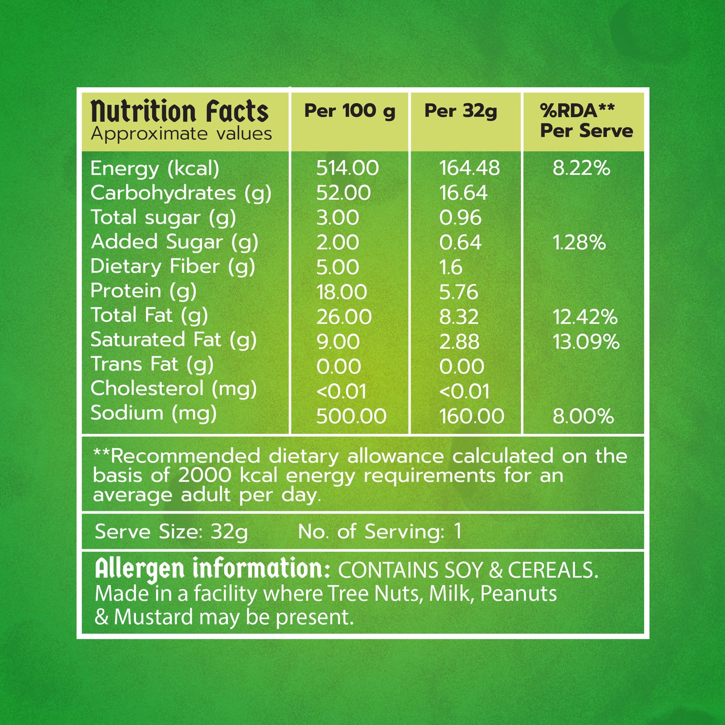 Klaw Sweet Chilli Supergrain Puffs | Baked Not Fried | High Protein | Made with Olive Oil | 32 Grams