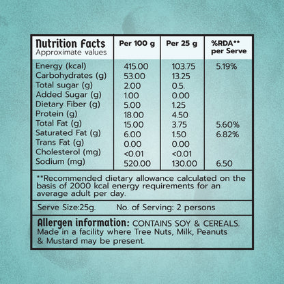 Klaw Pundina Blast Supergrain Puffs | Baked Not Fried | High Protein | Made with Olive Oil I 50g