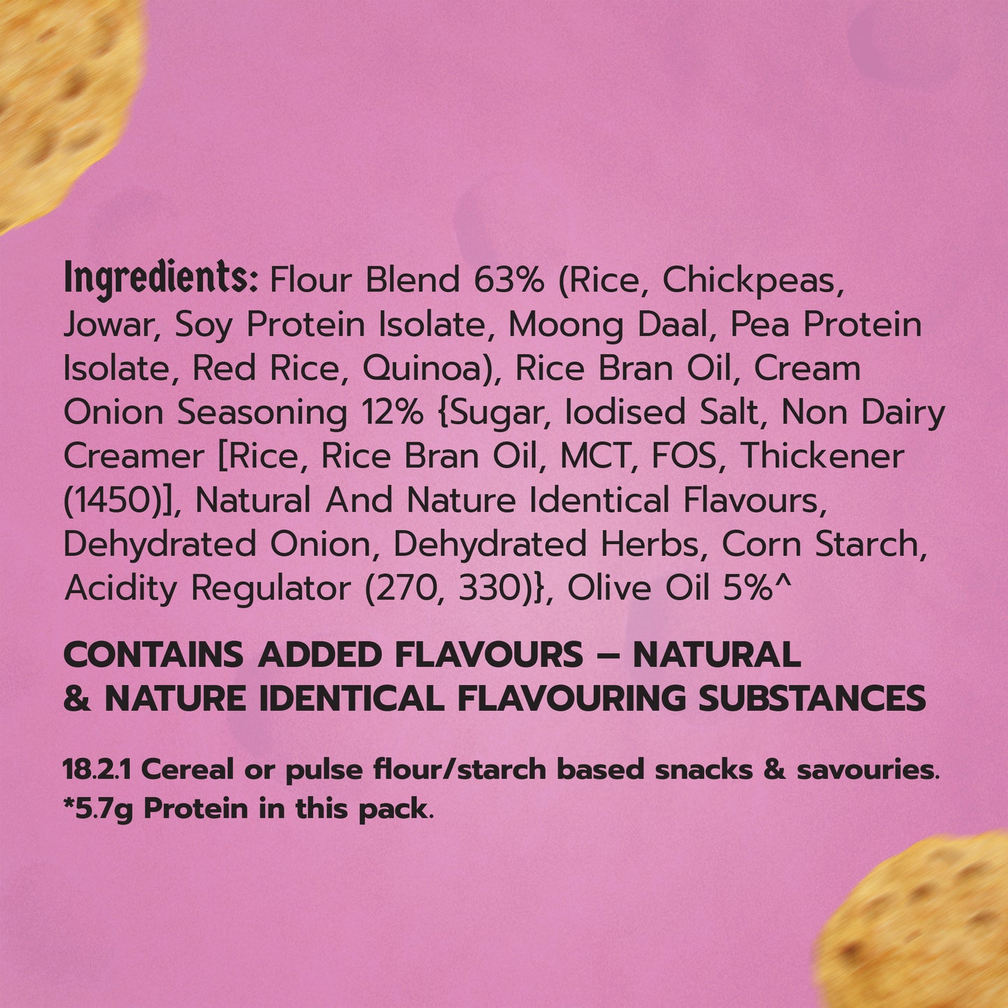 Klaw Scream & Onion Supergrain Puffs | Baked Not Fried | High Protein | Made with Olive Oil I 32g