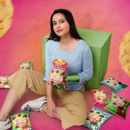 Klaw Spicy Guava Supergrain Puffs | Baked Not Fried | High Protein | Made with Olive Oil I 32g