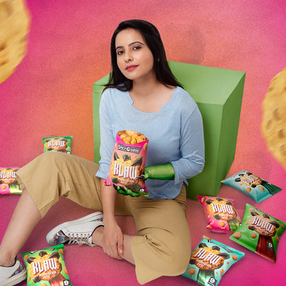 Klaw Spicy Guava Supergrain Puffs | Baked Not Fried | High Protein | Made with Olive Oil I 50g