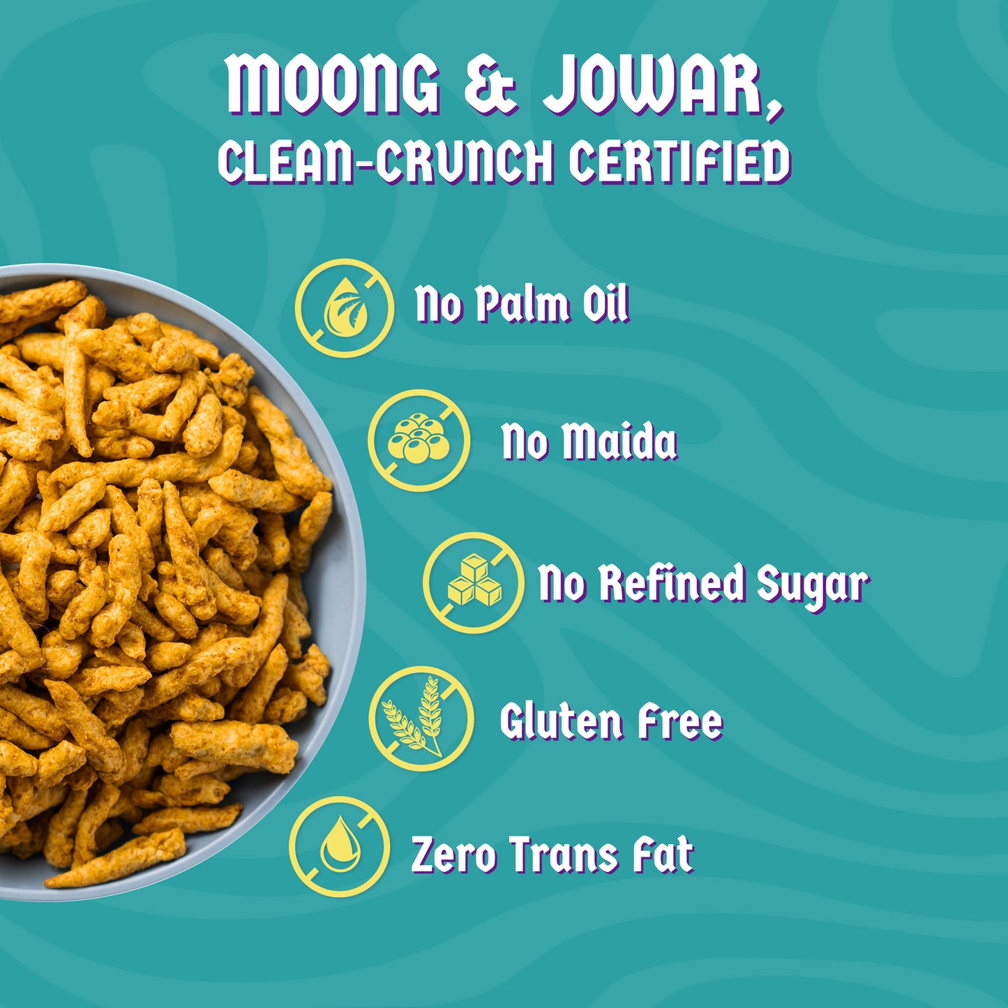 Klaw Pudina Punch | Sprouted Moong & Jowar Sticks | Baked | No Palm Oil | High Protein | 40g
