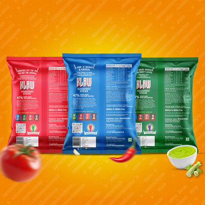 KLAW Combo Pack of 3 | Supersprout Snacks – Signature Series