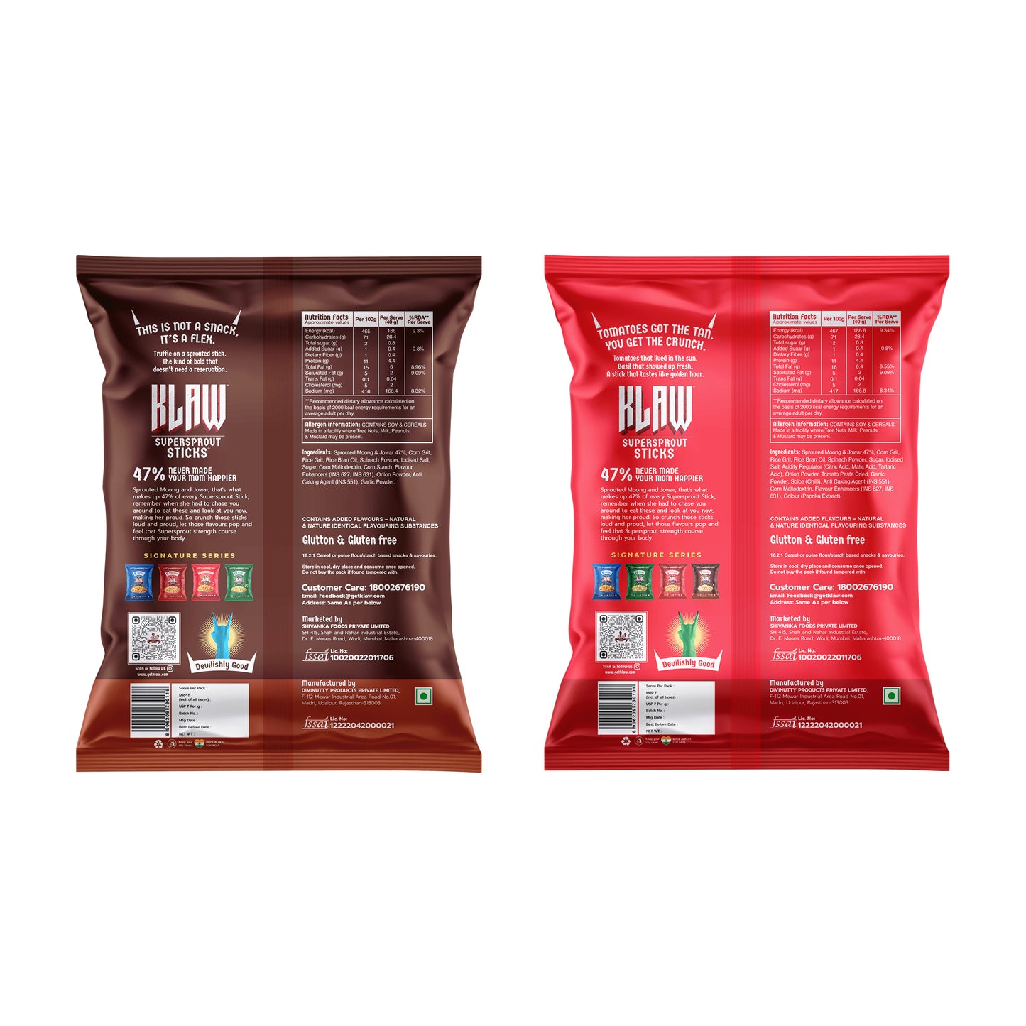 KLAW Truffle & Sun-Dried Tomato Signature Combo - Pack of 2