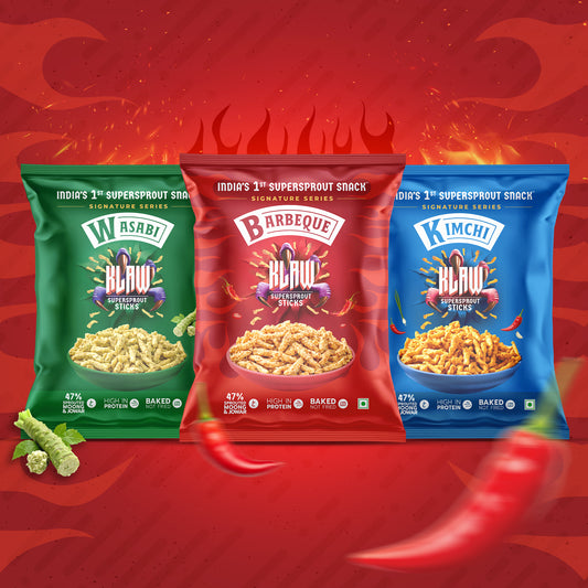 KLAW Combo Pack of 3 | Supersprout Snacks – Signature Series