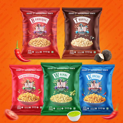KLAW Combo Pack of 5 | Supersprout Snacks – Signature Series